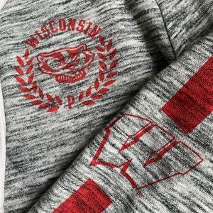 Wisconsin Badgers Victoria’s Secret Pink hoodie sweatshirt, women’s small